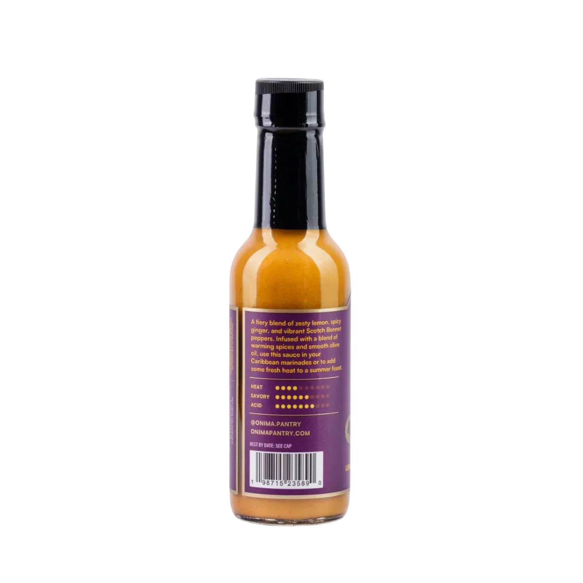 Lemon Ginger Jerk Hot Sauce