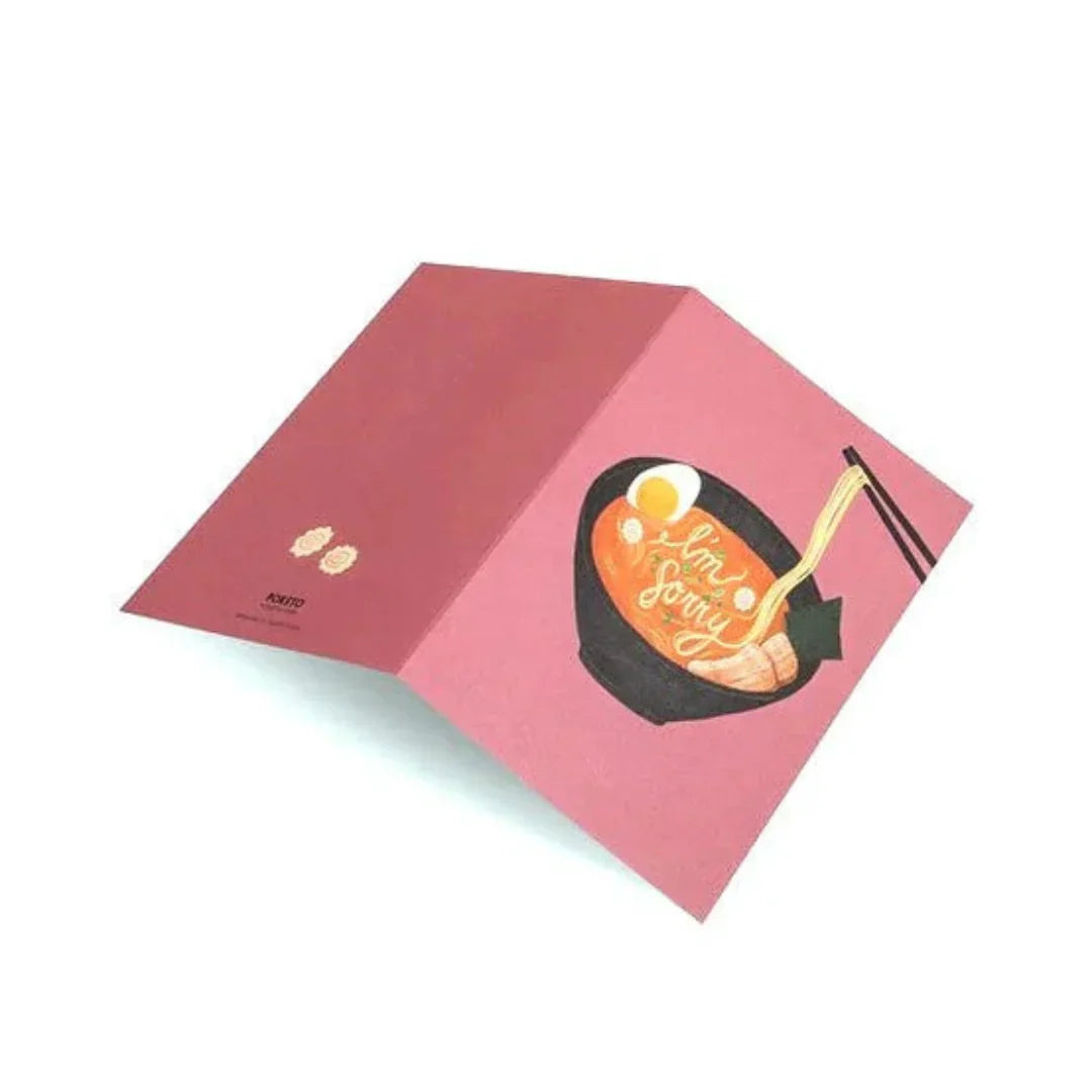 I'm Sorry Ramen Card