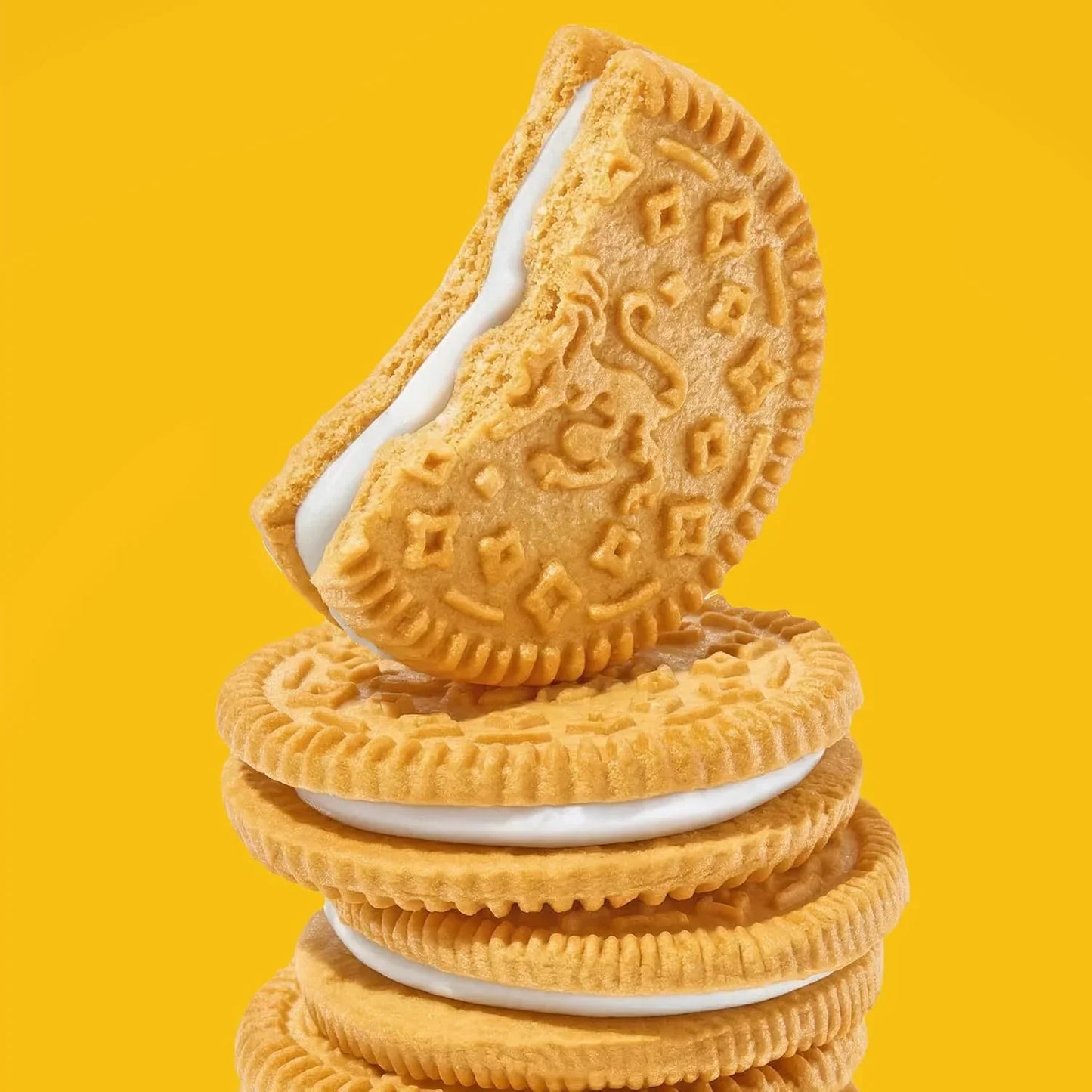 Leos Golden Vanilla Sandwich Creme Cookies (4 Pack)