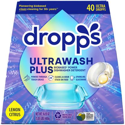 UltraWash Plus Biobased Power Dishwasher  Pod - Lemon  (40 CT)
