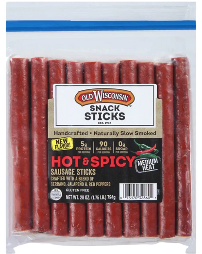 Hot & Spicy Sausage Sticks