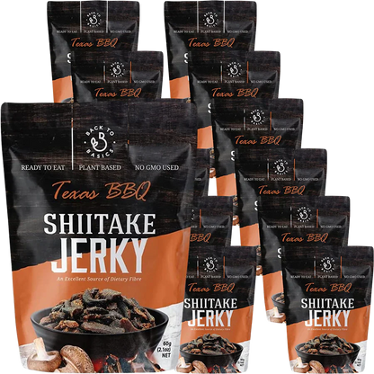 Shiitake Jerky Texas BBQ (12 Pack)