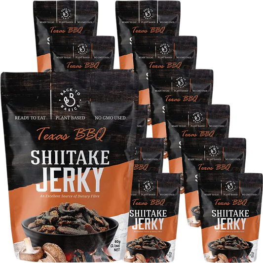 Shiitake Jerky Texas BBQ (12 Pack)