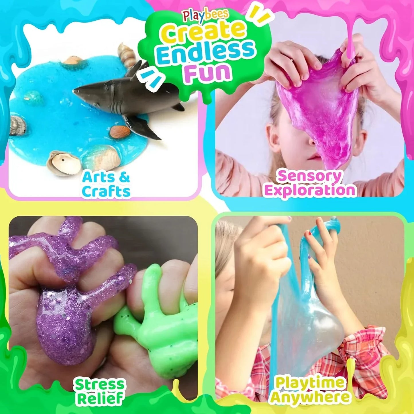 Slime Glow in the Dark Set in Box