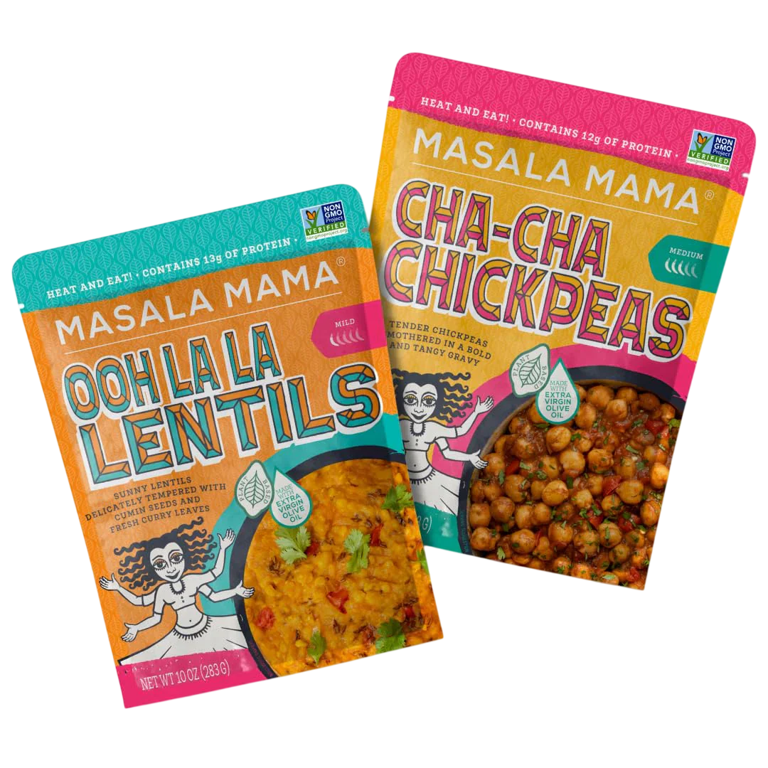 Ooh La La Lentils  & Cha Cha Chickpeas Heat And Eat (2 Pack)