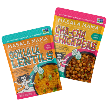 Ooh La La Lentils  & Cha Cha Chickpeas Heat And Eat (2 Pack)