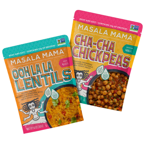 Ooh La La Lentils  & Cha Cha Chickpeas Heat And Eat (2 Pack)