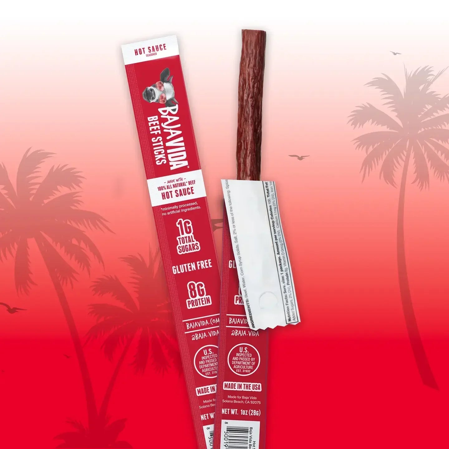 Hot Sauce Beef Stick (16 CT)