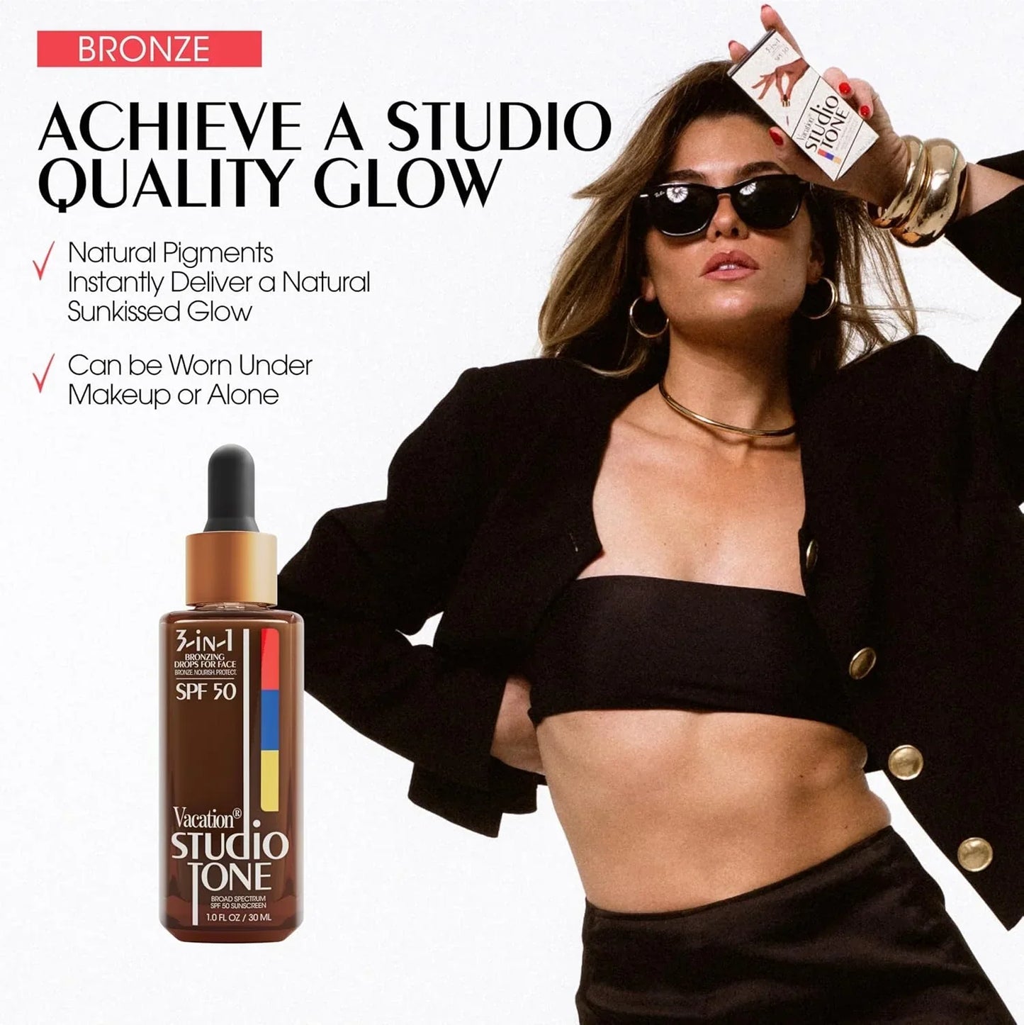Studio Tone SPF 50 Bronzing Drops