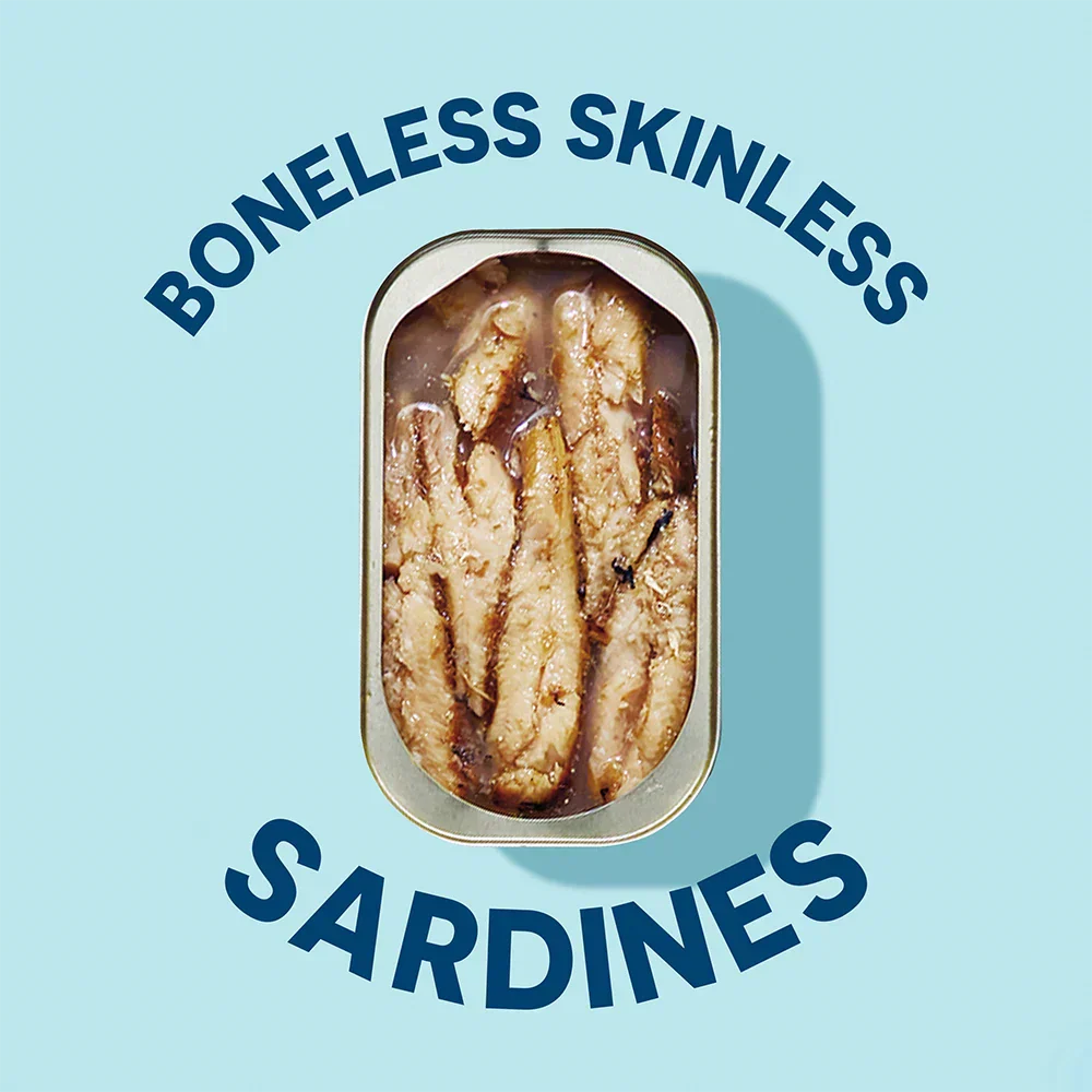 Wild Sardines Skinless & Boneless Fillets In Extra Virgin Olive Oil