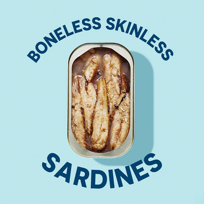 Wild Sardines Skinless & Boneless Fillets In Extra Virgin Olive Oil