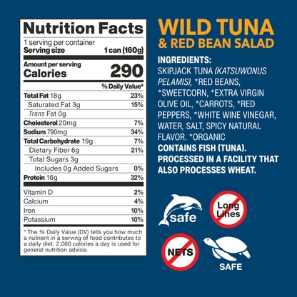 Wild Tuna & Red Bean Salad Ready-To-Eat Meal