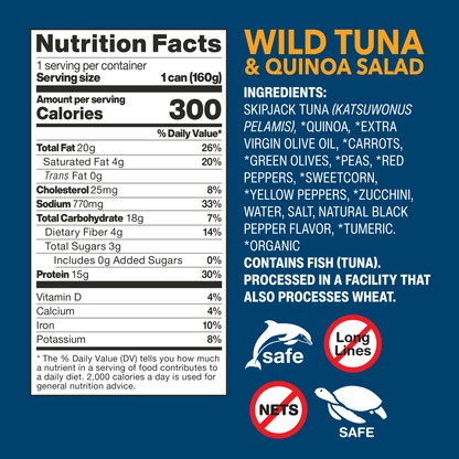 Wild Tuna & Quinoa Salad Ready-To-Eat Meal