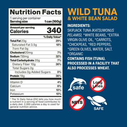 Wild Tuna & White Bean Salad Ready-To-Eat Meal