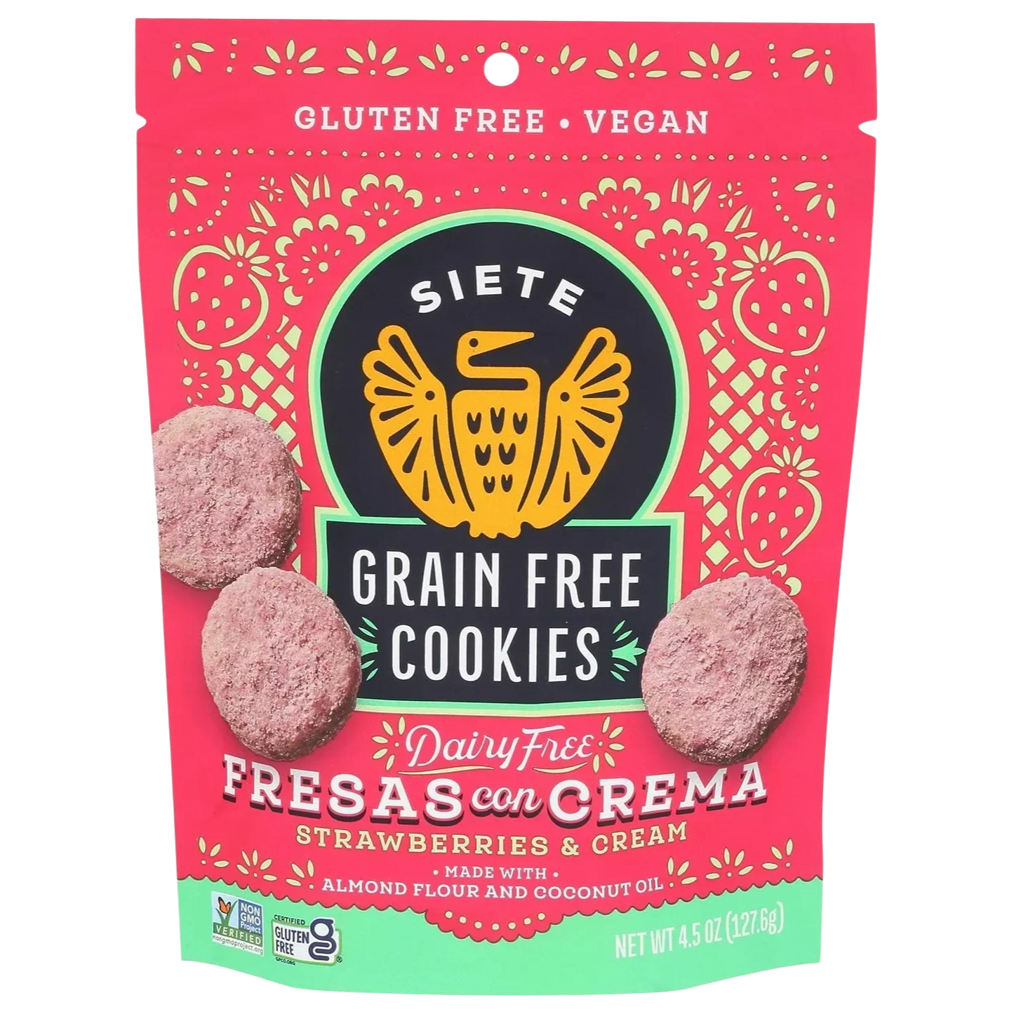 Fresas Con Crema Grain Free Cookies