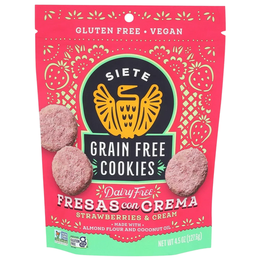 Fresas Con Crema Grain Free Cookies