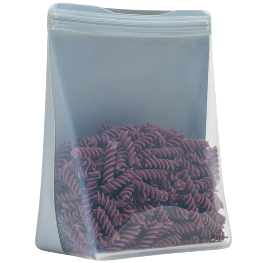 50oz Reusable Silicone Stand Up Storage Bag - Slate