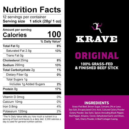 Original Beef Snack Sticks (24 Pack)
