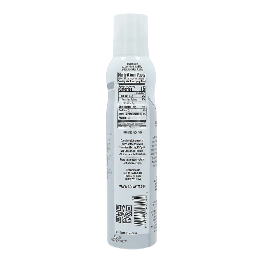 Garlic Flavored Extra Virgin Olive Oil Spray