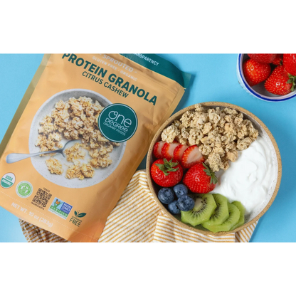 Organic Protein Citrus Cashew Granola