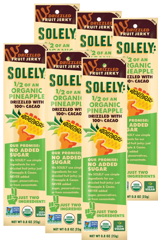 Organic Pineapple Fruit Jerky (6 Pack Case)