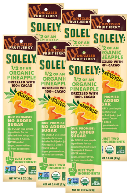 Organic Pineapple Fruit Jerky (6 Pack Case)