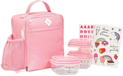 Blake DIY Insulated Lunch Bag - Pink