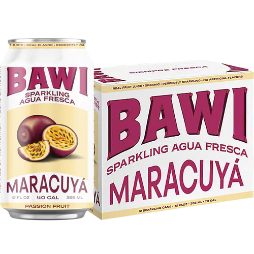 Sparkling Agua Fresca Maracuya - Passionfruit (12 Pack)