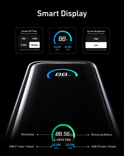 Anker Prime Power Bank (9.6K, 65W, Fusion)
