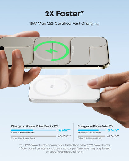 Anker Nano Power Bank (5K, MagGo, Slim)