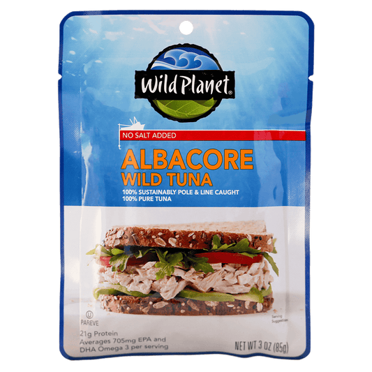 Albacore Wild Tuna Single-Serve Pouch No Salt Added