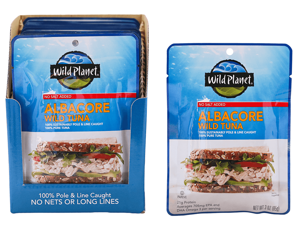 Albacore Wild Tuna Single-Serve Pouch No Salt Added
