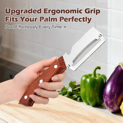 2-in-1 Sharp Stainless Steel Fruit & Veggie Peeler