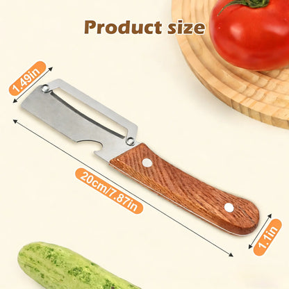 2-in-1 Sharp Stainless Steel Fruit & Veggie Peeler