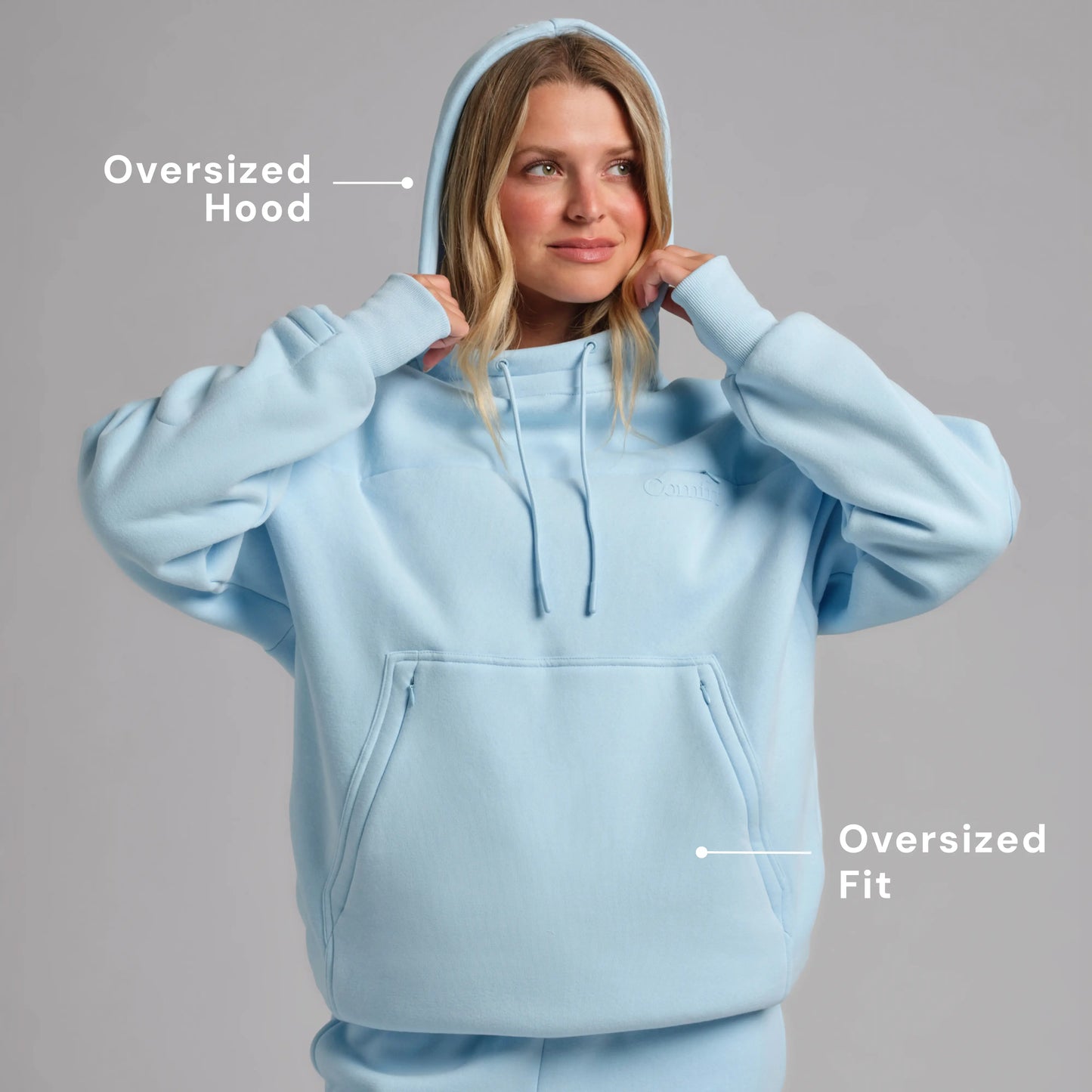 Comfrt | Snak Hoodie | Heavyweight Fleece Hoodie With 6 Snack Pockets