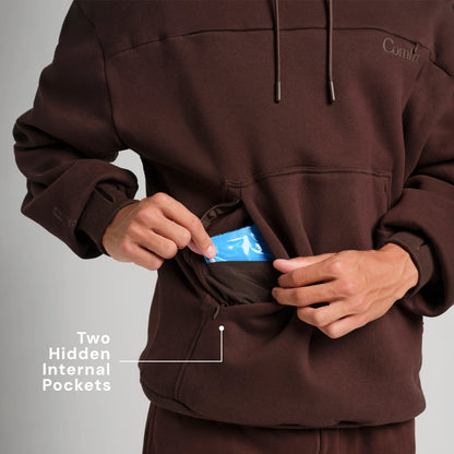 Comfrt | Snak Hoodie | Heavyweight Fleece Hoodie With 6 Snack Pockets