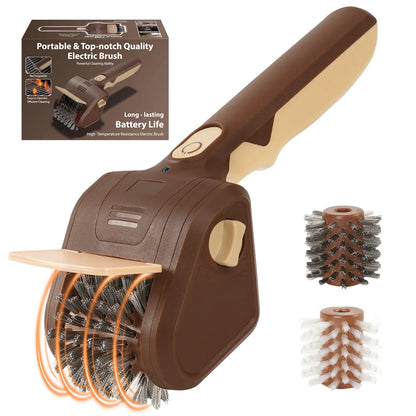 Cordless Electric Grill Brush for Faster, Easier BBQ Cleanup