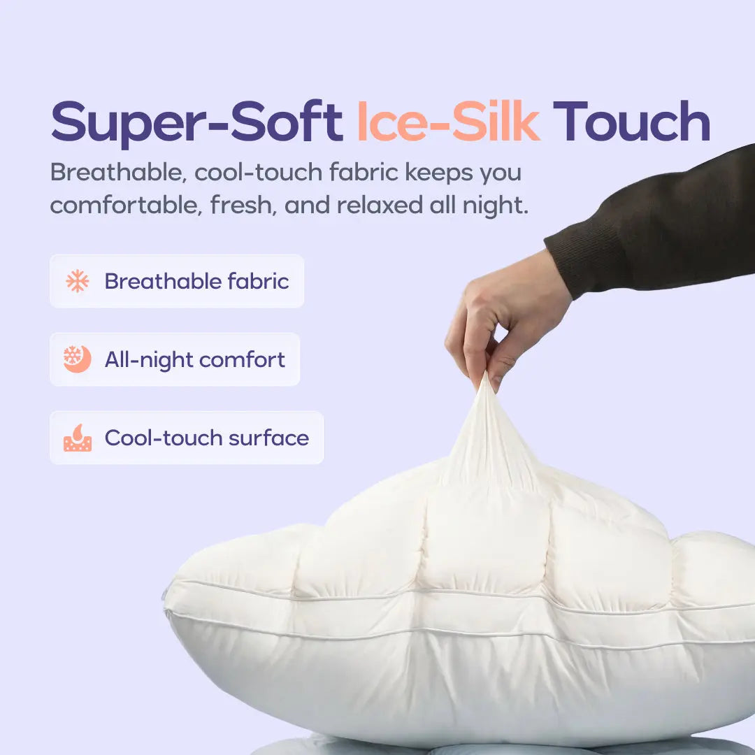 Mellow Sleep Cloud-Like Cooling Puff Pillow
