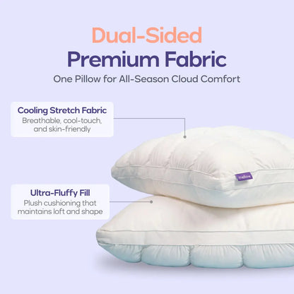 Mellow Sleep Cloud-Like Cooling Puff Pillow