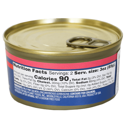 Wild Pink Salmon No Salt Added