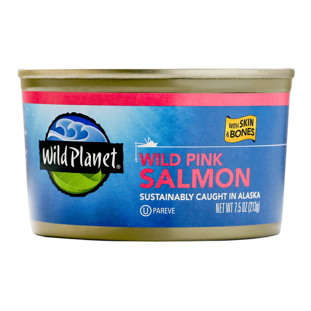 Wild Pink Salmon with Skin & Bones
