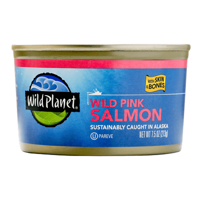 Wild Pink Salmon with Skin & Bones