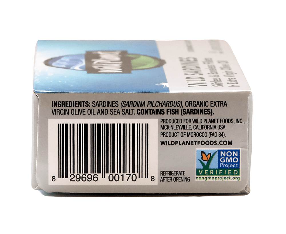 Wild Sardines Skinless & Boneless Fillets In Extra Virgin Olive Oil