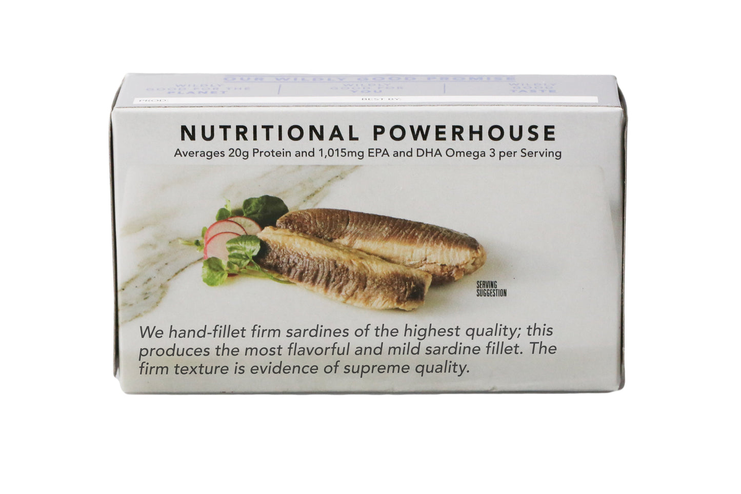 Wild Sardines Skinless & Boneless Fillets In Water