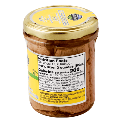 Skipjack Wild Tuna in Pure Olive Oil