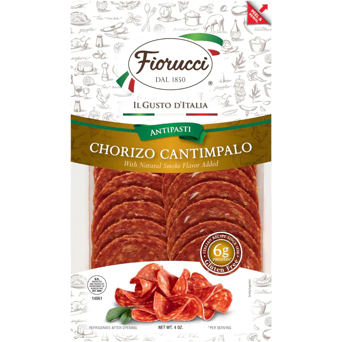 Sliced Cantimpalo Chorizo