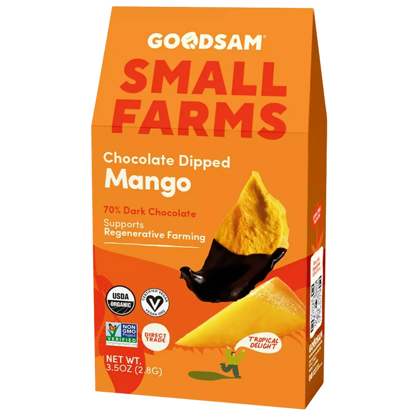 Organic Chocolate Dipped Mango