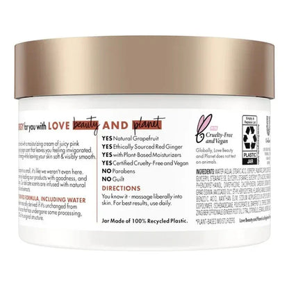 Beloved Grapefruit Oil And Red Ginger Body Cream