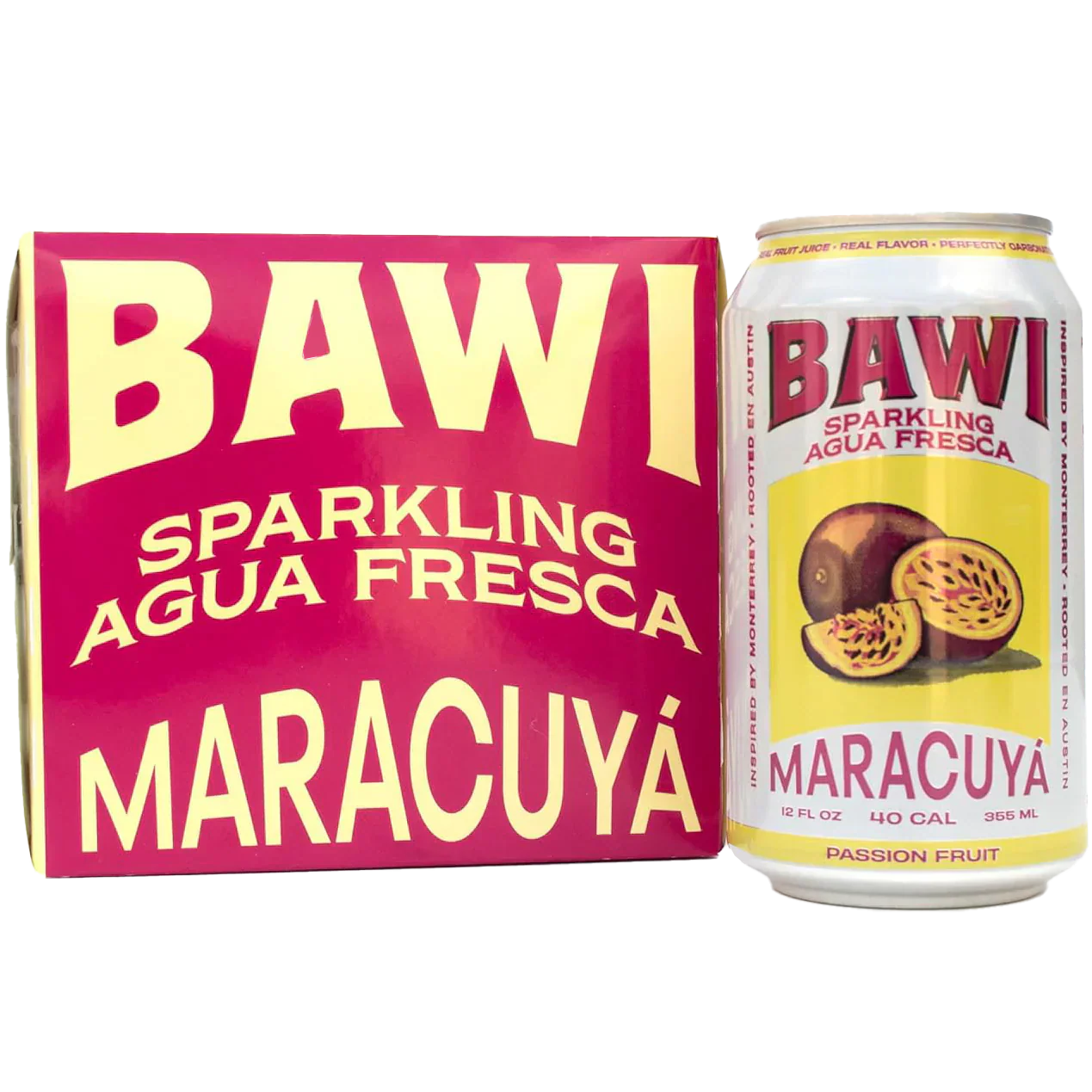 Sparkling Agua Fresca Maracuya - Passionfruit (4 Pack)