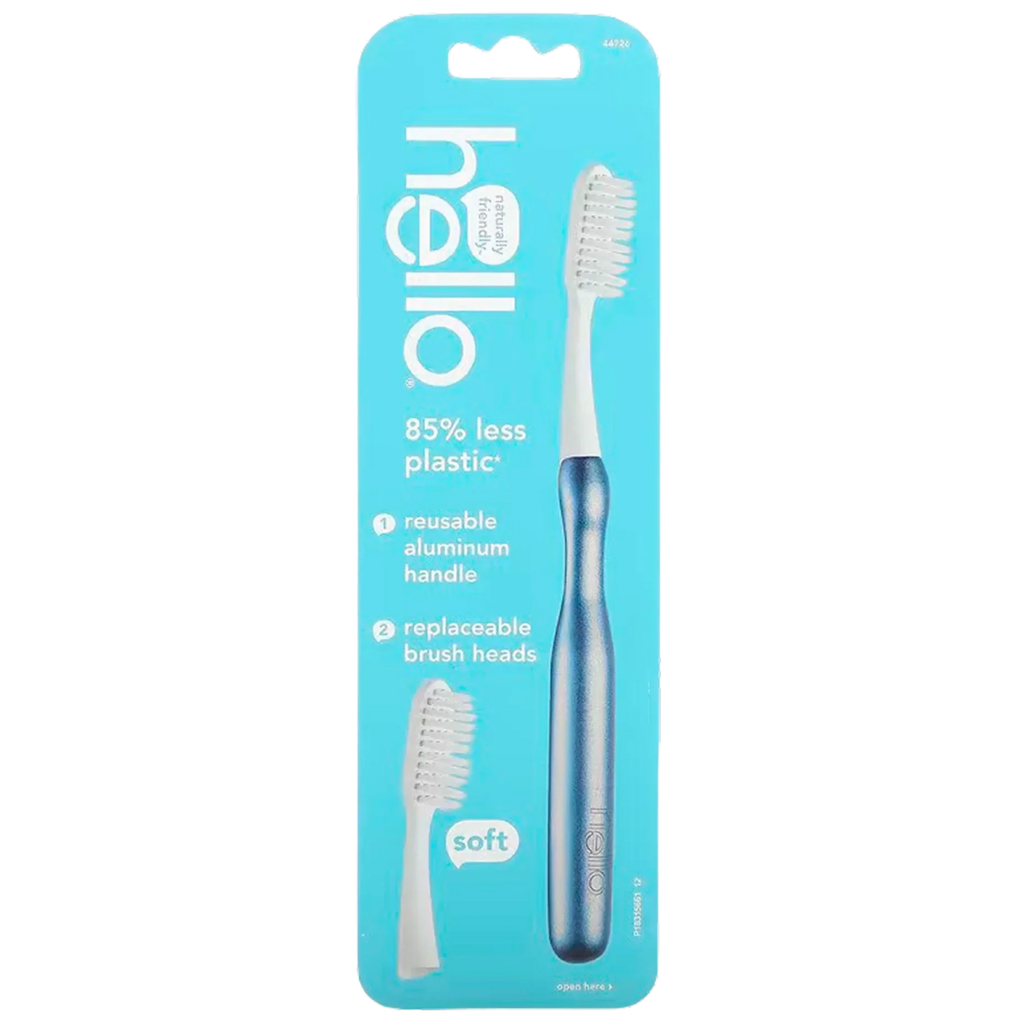 Aluminum Toothbrush Starter Kit - Blue